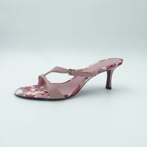 Nine West Wn Maze Pink Leather Sandals
